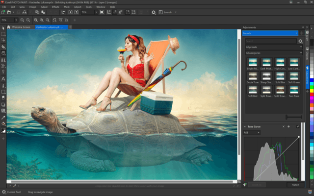 CorelDRAW Graphics Suite 2021 – vector illustration, layout, photo editing, typography – Windows 4 corelphoto paint for windows adjustment presets en 1