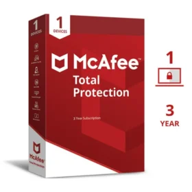 McAfee Total Protection 2022 | 1 Device, 3 Year | Antivirus Internet Security Software | Password Manager & Dark Web Monitoring Included | PC/Mac/Android/iOS | Email Delivery